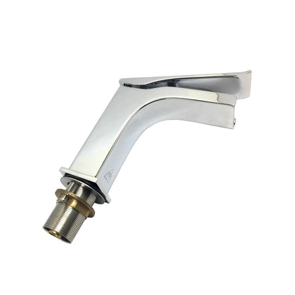 Aqua Cascata by KubeBath Single Lever Bathroom Vanity Faucet Chrome