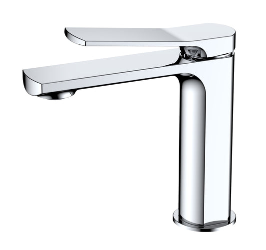 Aqua Balli Single Lever Bathroom Vanity Faucet Chrome