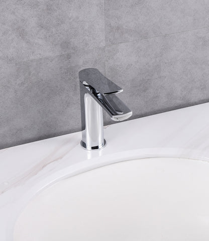 Aqua Balli Single Lever Bathroom Vanity Faucet Chrome