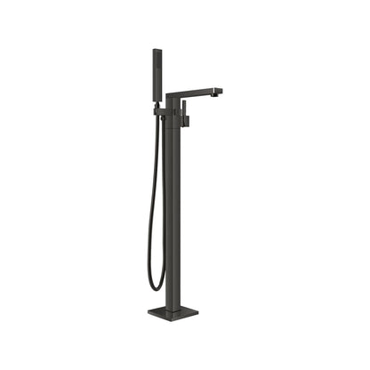 Aqua Squadra Floor Mounted Soker Tub Faucet Black - Restock ETA Mid Sept