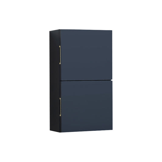 Bathroom Linen Side Cabinet w/ 2 Storage AreasBlue