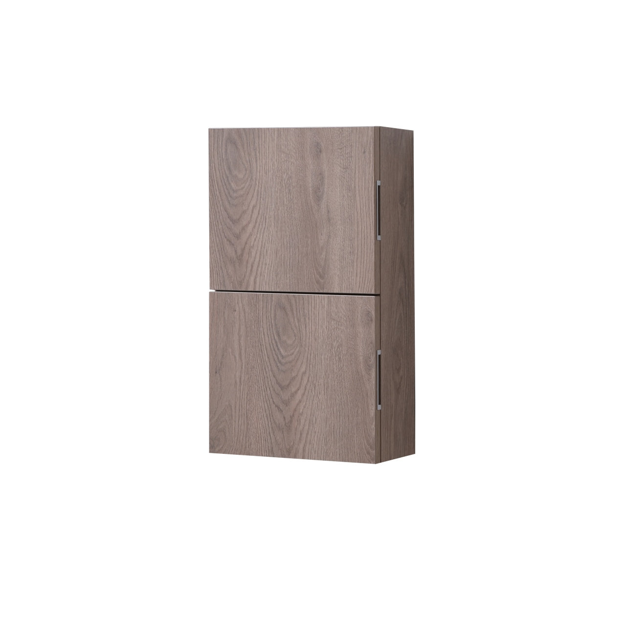 Bathroom Linen Side Cabinet w/ 2 Storage Areas Butternut