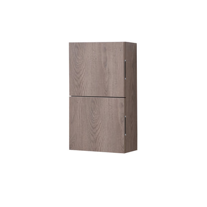 Bathroom Linen Side Cabinet w/ 2 Storage Areas Butternut