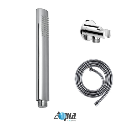 Aqua Rondo Shower Set w/ Ceiling Mount 20" Rain Shower and Handheld