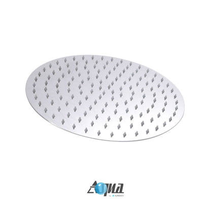 Aqua Rondo Shower Set w/ Ceiling Mount 12" Rain Shower and Tub Filler