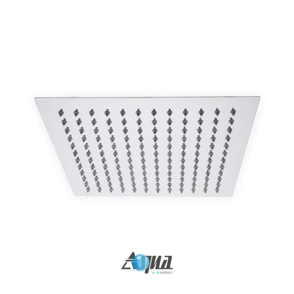Aqua Piazza Shower Set w/ 12" Square Rain Shower,  Handheld and Tub Filler