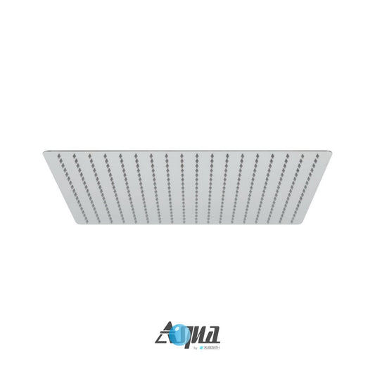 Aqua Piazza by KubeBath 20" Super Slim Square Rain Shower Head
