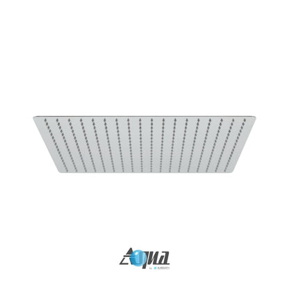 Aqua Piazza Shower Set w/ 20" Ceiling Mount Square Rain Shower Head
