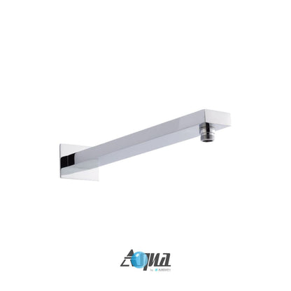 Aqua Piazza Chrome Shower Set w/ 12" Square Rain Shower and Handheld