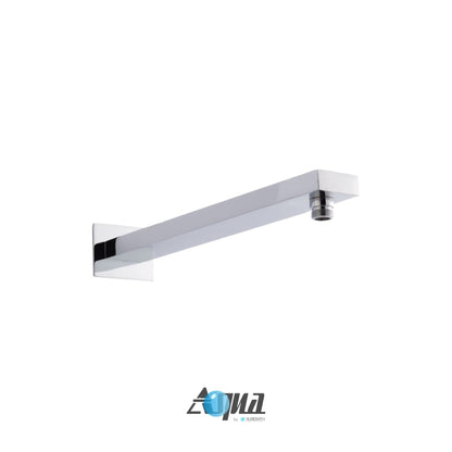 Aqua Piazza Chrome Brass Shower Set w/ 8" Square Rain Shower,  Tub Filler and Handheld