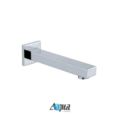 Aqua Piazza Brass Shower Set w/ 8" Square Rain Shower and Tub Filler