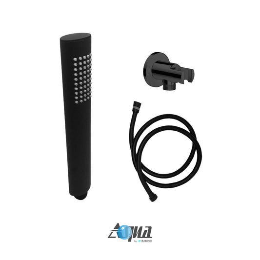 Aqua Rondo by KubeBath Handheld Kit With Handheld, 5' Long Hose and Wall Adapter
