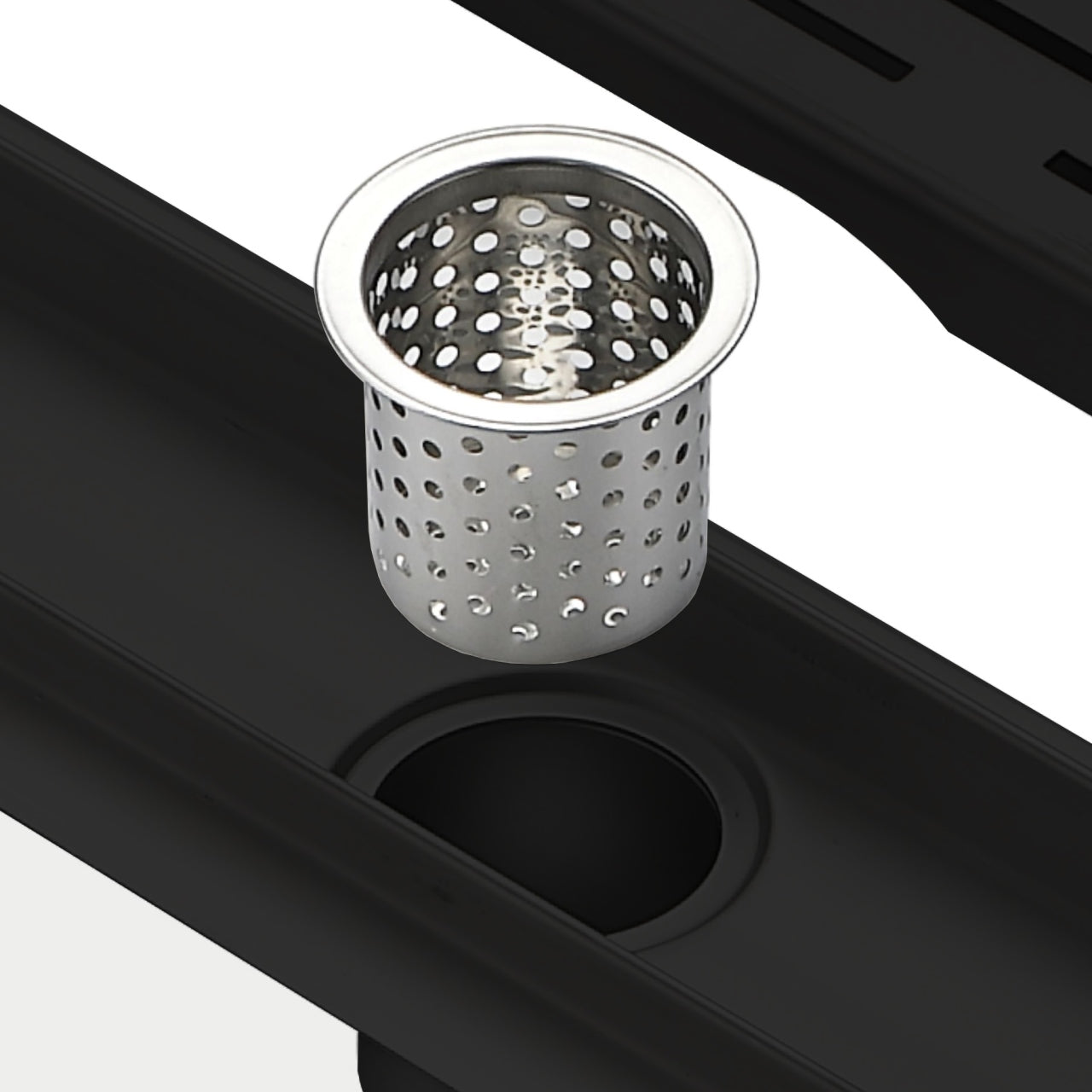 Kube 28″ Black Stainless Steel Pixel Grate Matte Black