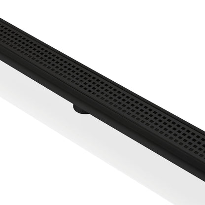 Kube 36″ Black Stainless Steel Pixel Grate Matte Black