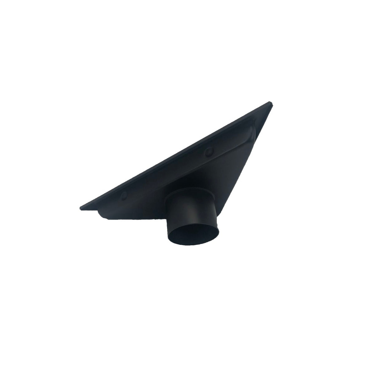 Kube 6.5" Triangle Stainless Steel Pixel Grate Black