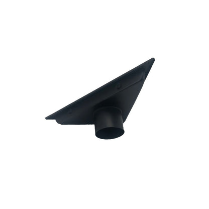 Kube 6.5" Triangle Stainless Steel Pixel Grate Black