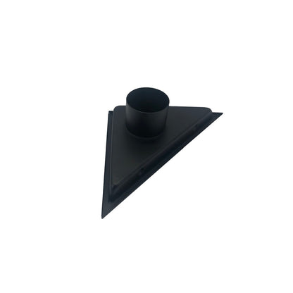 Kube 6.5" Triangle Stainless Steel Pixel Grate Black