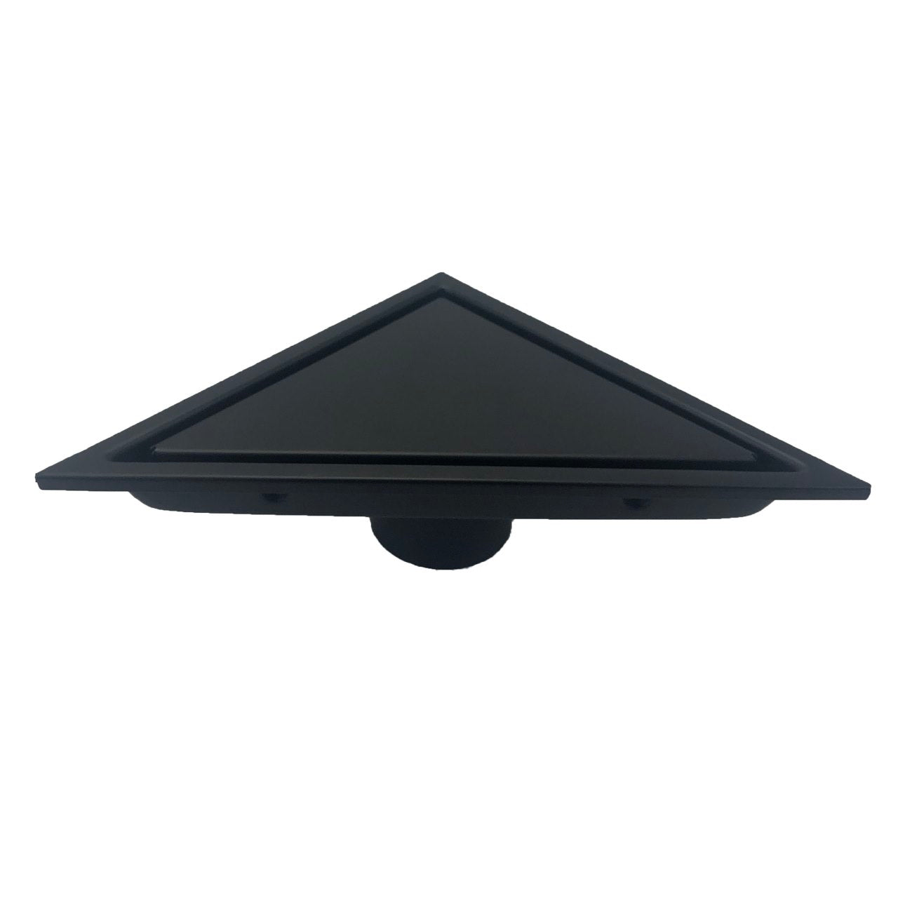 Kube 6.5" Triangle Stainless Steel Tile Grate Black