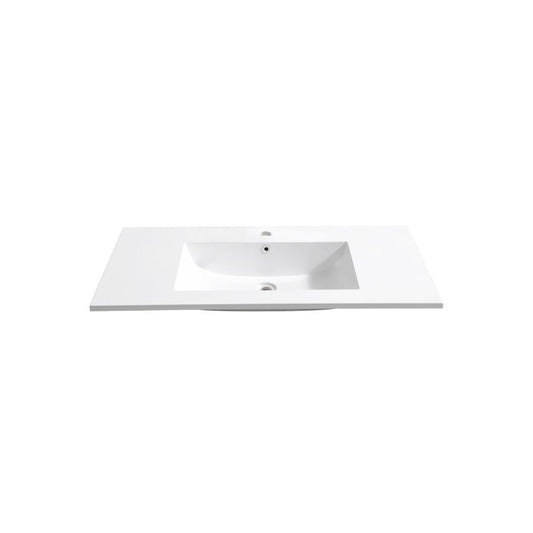 40''x 20.66'' Reinforced Acrylic Composite Sink with Overflow