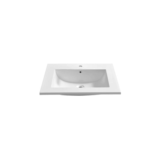24''x 20.66'' Reinforced Acrylic Composite Sink with Overflow