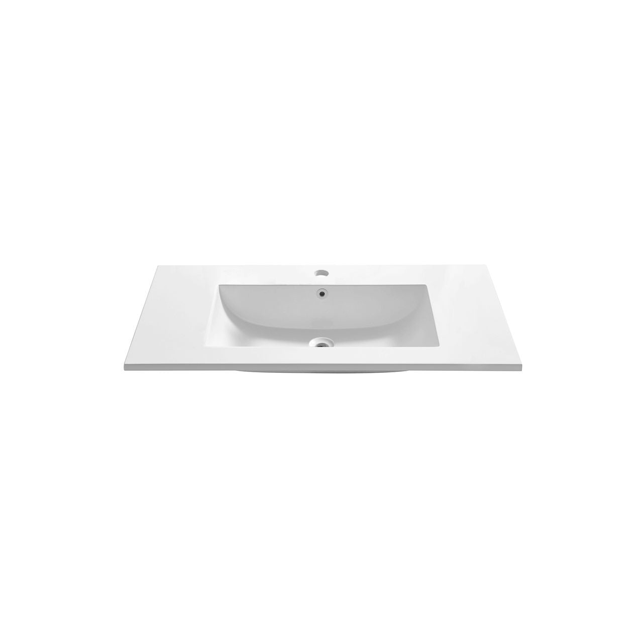 36''x 20.66'' Reinforced Acrylic Composite Sink with Overflow