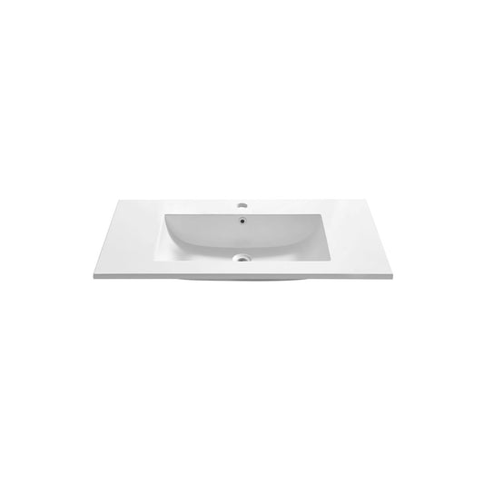 36''x 20.66'' Reinforced Acrylic Composite Sink with Overflow