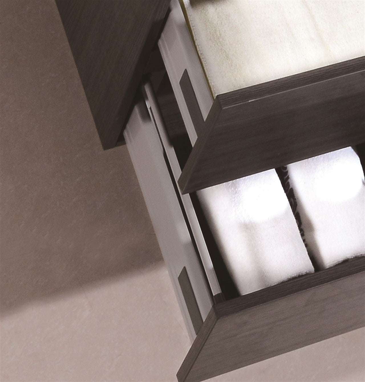 Bliss 80" Black Wood Wall Mount  Double Sink Modern Bathroom Vanity