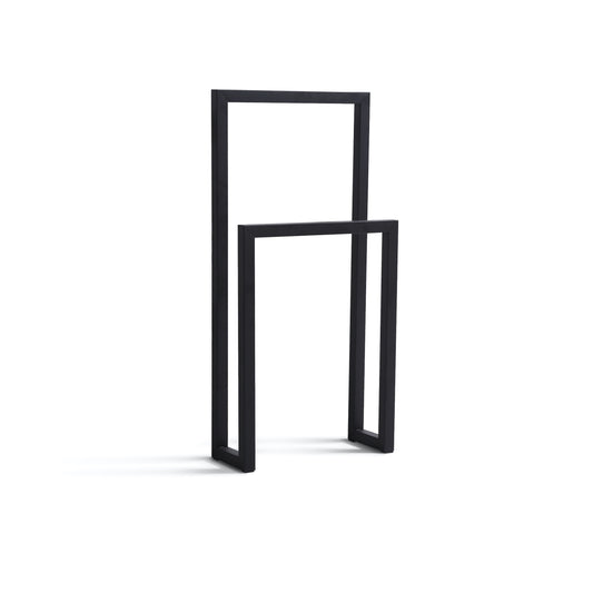 Cisco by KubeBath Free Standing Towel Rack Black