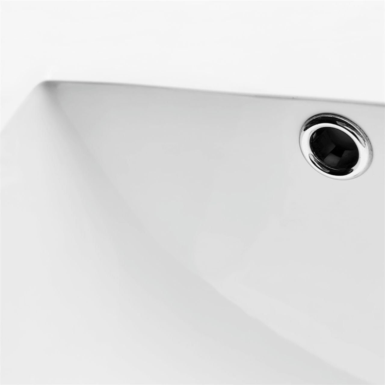 30''x22'' KubeBath White Quartz Counter-Top W/ Under-Mount Sink