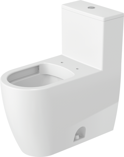 Duravit Rimless One-Piece Toilet w/ Soft Closure Seat and Cover