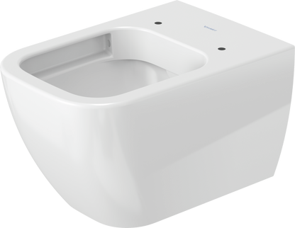 Duravit HAPPY Wall-Mounted Toilet Bowl w/ Soft Close Seat and Cover White