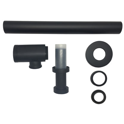Aqua Space Saving P-Trap in Black Finish