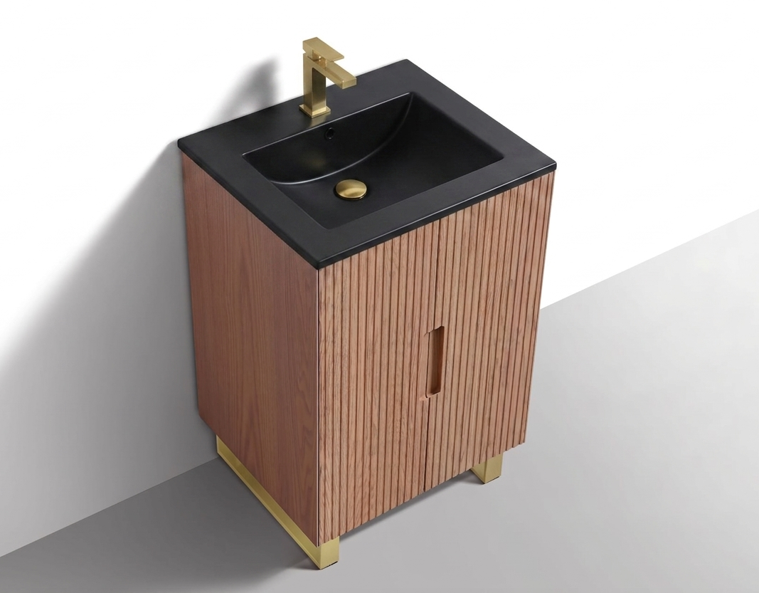 24'' Fiore Free Standing Bathroom Vanity - OAKWOOD