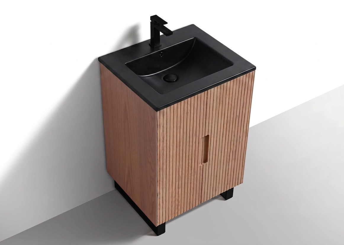 24'' Fiore Free Standing Bathroom Vanity - OAKWOOD