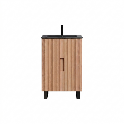 24'' Fiore Free Standing Bathroom Vanity - OAKWOOD - Restock ETA Mid Oct