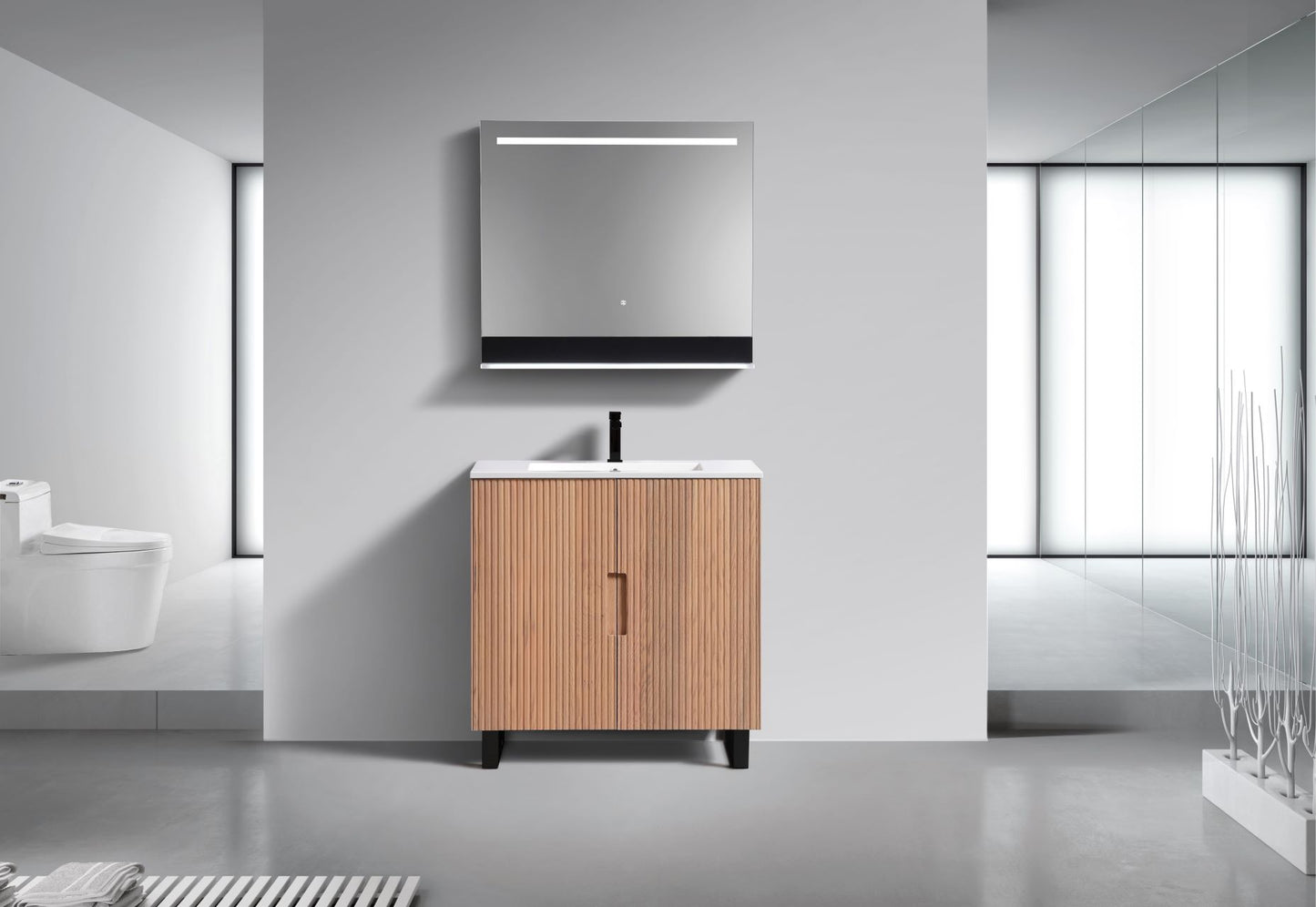 36'' Fiore Free Standing Bathroom Vanity - OAKWOOD