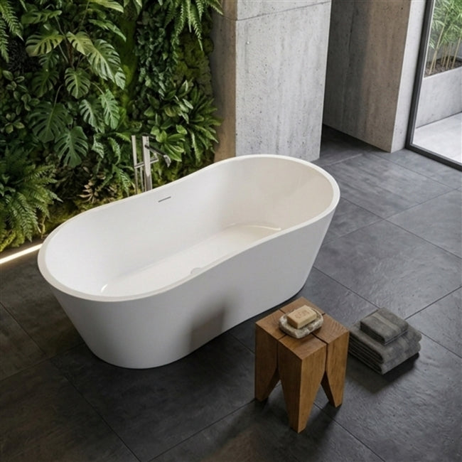 Kubebath Solid New Zealand Pine Accent Stool & Side Table