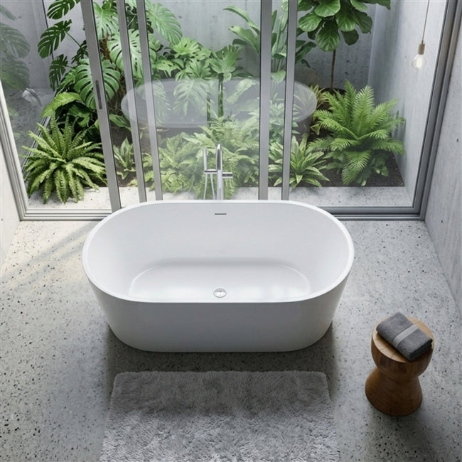 Kubebath Solid New Zealand Pine Chalice Accent Stool & Side Table