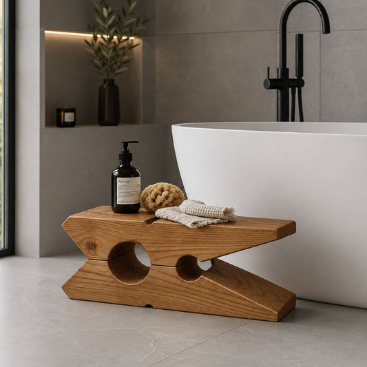 Peg Design Wood Stool
