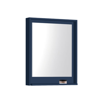 Bliss 24" Navy Blue Wall Mount Modern Bathroom Vanity