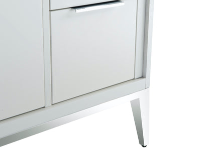Divani 48'' Gloss White Vanity W/ Quartz Counter Top