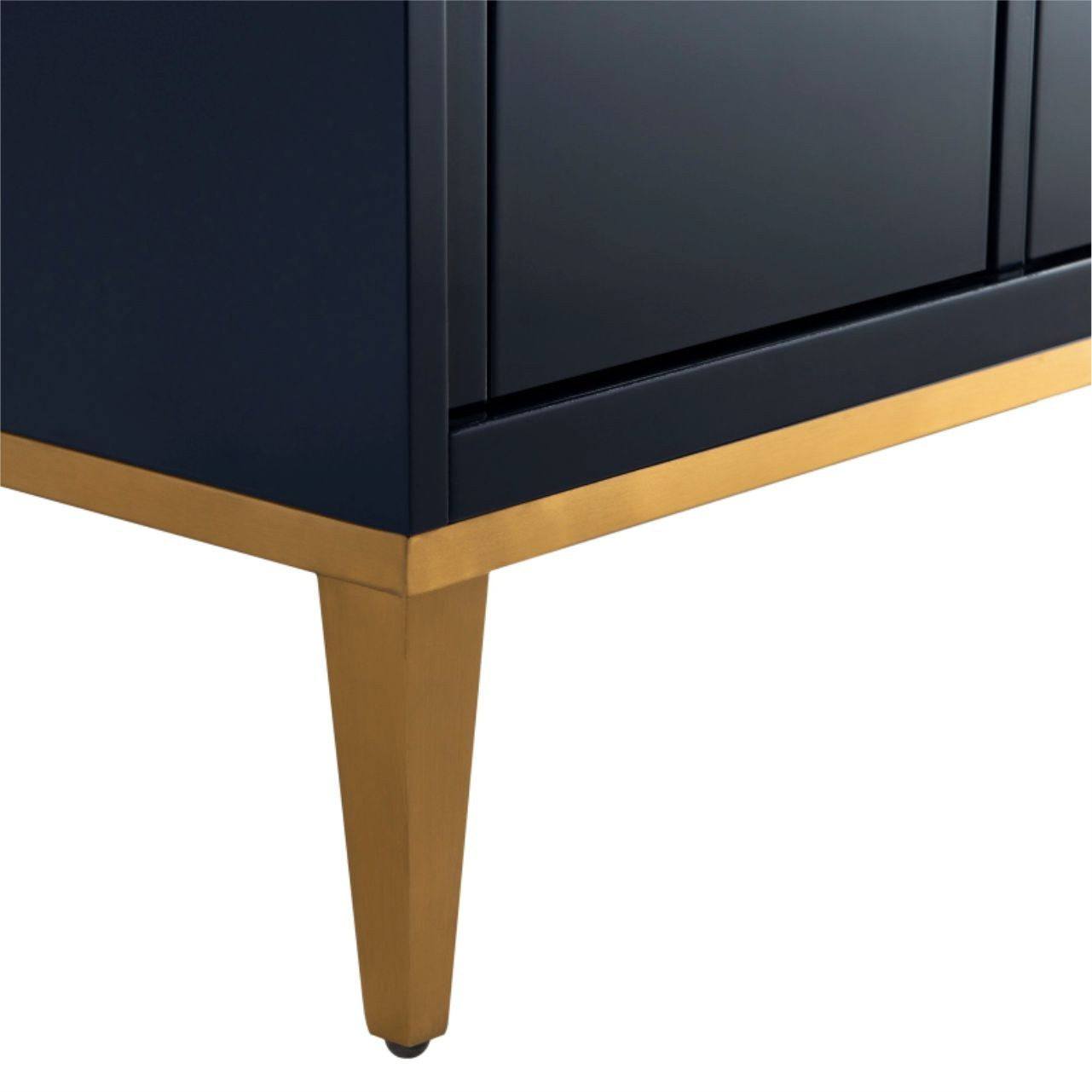 Divani 60'' Navy Blue Double Sinks Vanity W/ Quartz Counter Top