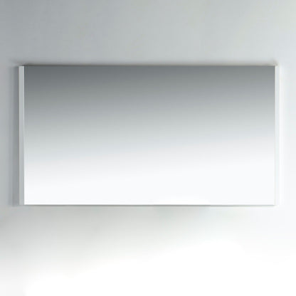 AQUA 59'' Mirror In High Gloss White