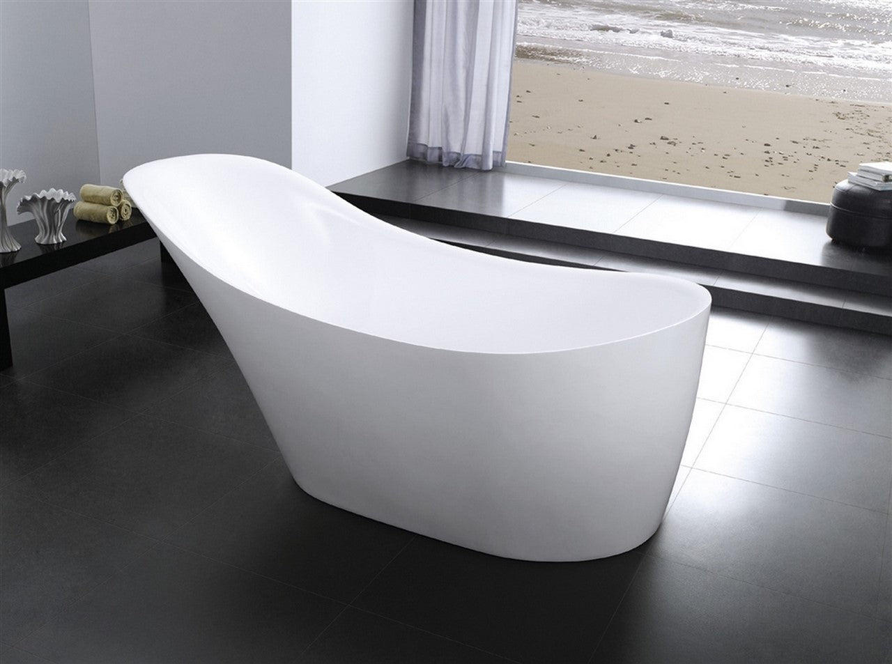 67" Kube Victorian Free Standing Bathtub