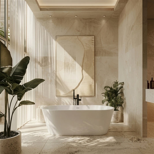 55" Kube Free Standing Bathtub