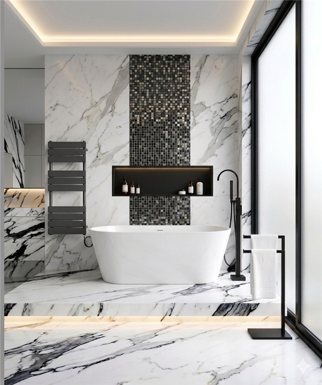67" Kube Free Standing Bathtub