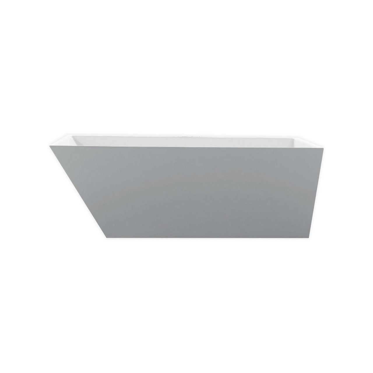 59" Kube OBLIQUO  Free Standing Bathtub