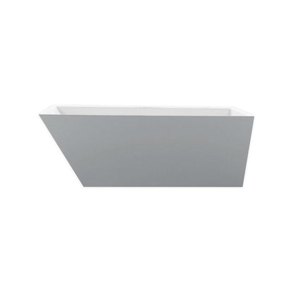 59" Kube OBLIQUO  Free Standing Bathtub