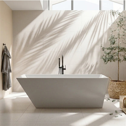 59" Kube OBLIQUO  Free Standing Bathtub