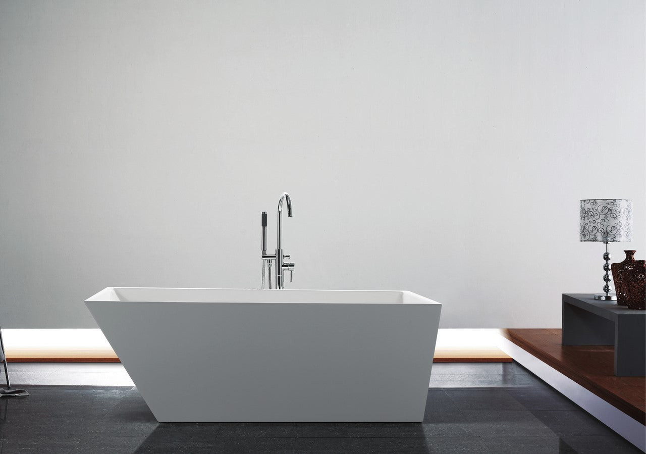 67" Kube OBLIQUO  Free Standing Bathtub